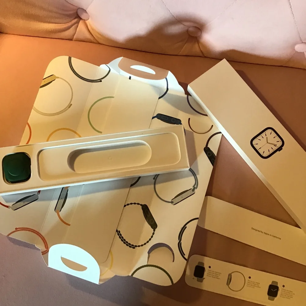Apple Series 7 Smartwatch Green Case 41mm BOX ONLY
